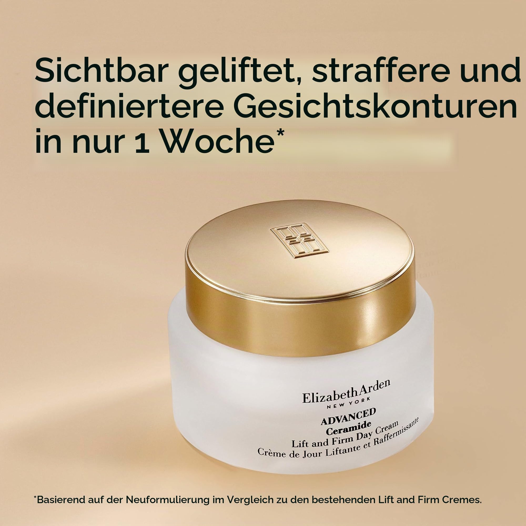 Elizabeth Arden - Advanced Ceramide – Liftende und straffende Tagescreme für das Gesicht – Hautpflege gegen Falten und Anti-Aging – feuchtigkeitsspendende Gesichtspflege, 50 ml