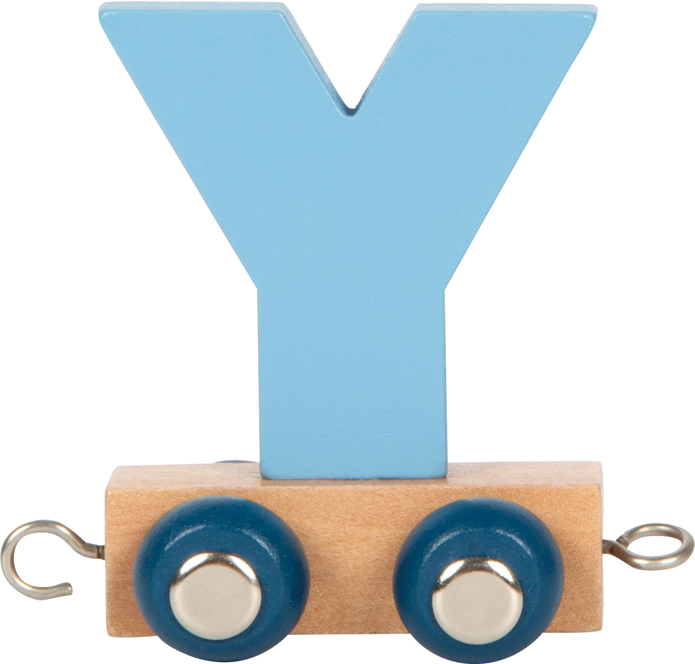 small foot Letters Train Polar Y, Wood, Custom combinable Wooden Train for Decor or as a Gift, 12595