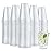 Turbo Bee 200 Pack 12 OZ Clear Plastic Cups, Disposable Crystal Plastic Party Cups for Iced Coffee, Smoothie, Slurpee, or Any Cold Drinks