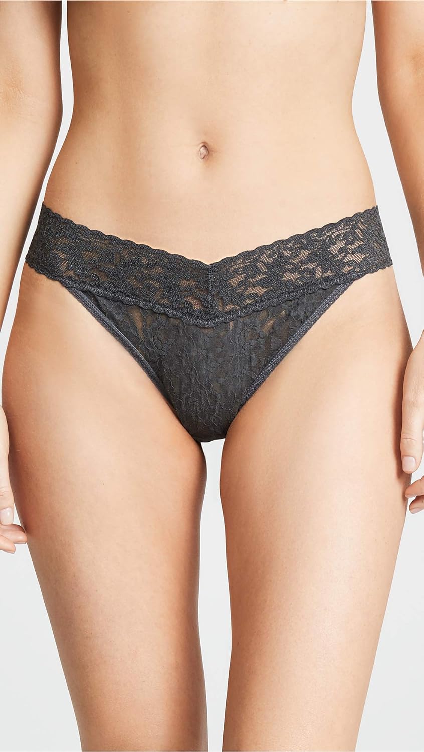 hanky panky, Signature Lace Original Rise Thong, One Size (4-14) - Image 2