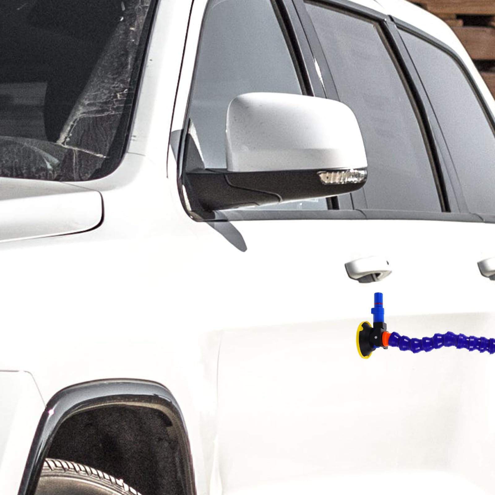 Estrattore di Ammaccature per Auto con Ventosa in Nylon Blu da 3 Pollici, Kit di Riparazione Carrozzeria per Rimuovere e Livellare Ammaccature, per Uso Fai-da-Te Colore Casuale