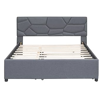 Amazon.com: Harper & Bright Designs Queen Size Upholstered