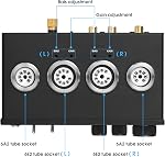 Douk Audio T9 Vacuum Tube Phono Preamp Stereo Turntable Preamplifier with Headphone Output and Treble Bass Control for MM/MC Record Player, Home Hi-Fi Audio, Amplifier, Speaker