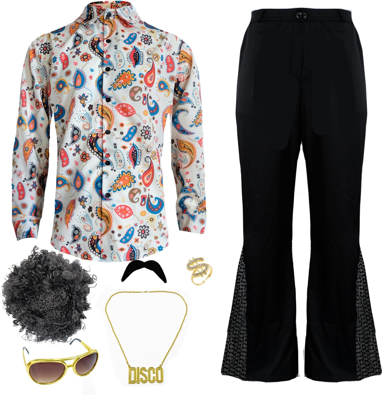 70's theme party clothes mens Clearance