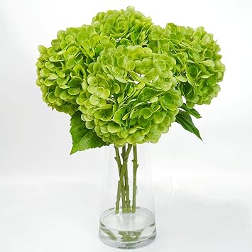 Hydrangea Artificial Flowers, 20'' Tall Faux Hydrangea Flowers