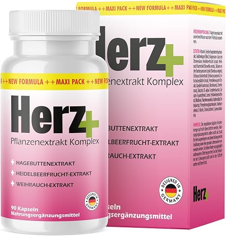 Herzena Heart Plus Capsules Rich in Vitamins and Minerals Easy to Use 90 Capsules