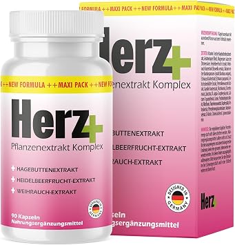 Herzena Heart Plus Capsules Rich in Vitamins and Minerals Easy to Use 90 Capsules
