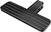 RENO Hitch Step, Rear Bumper Guard Protector Compatible with 2 Receiver Truck Car SUV Vehicles Bumper Step Aluminium, Black, 1Pack