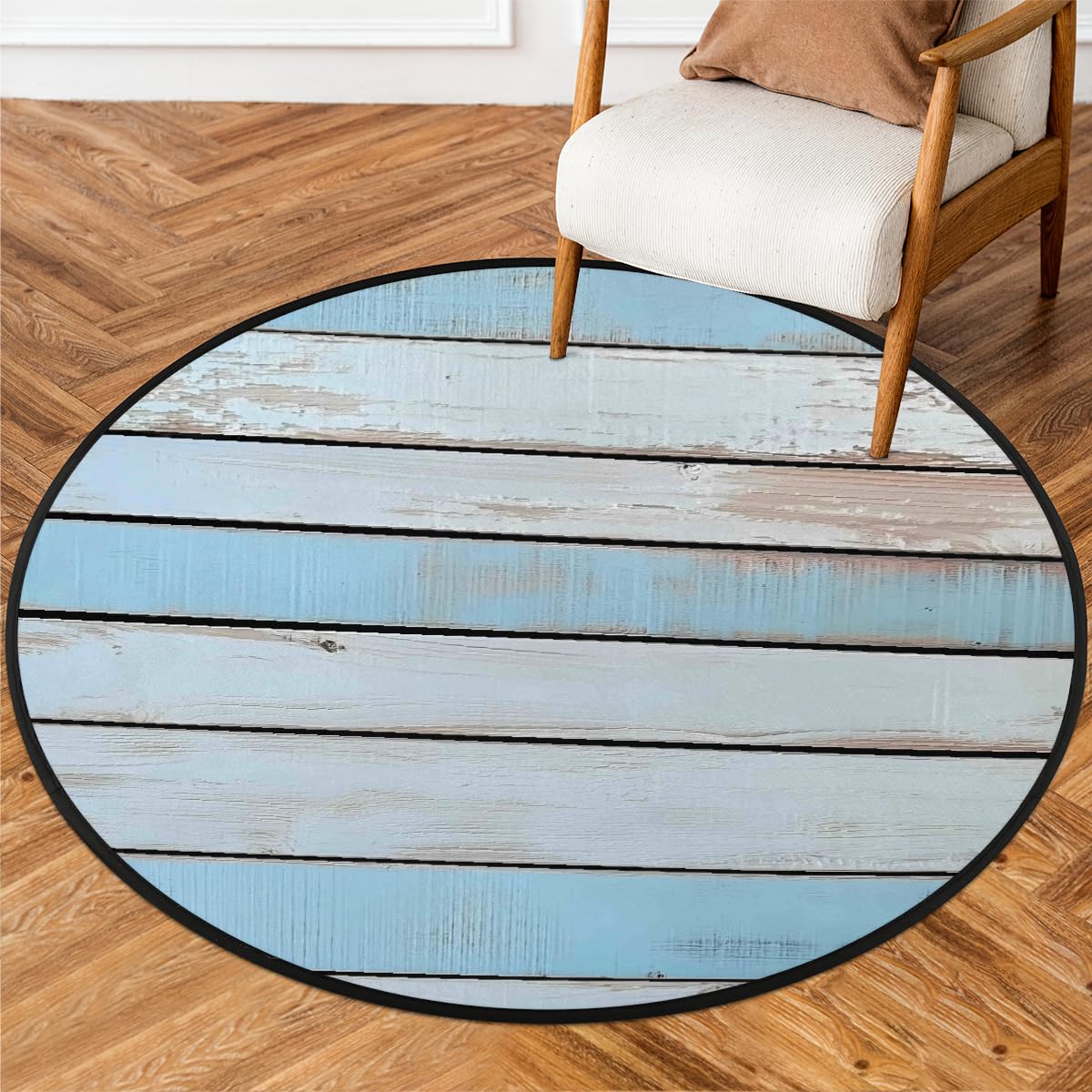 Tapis de sol rond antidérapant pour éviter les glissades