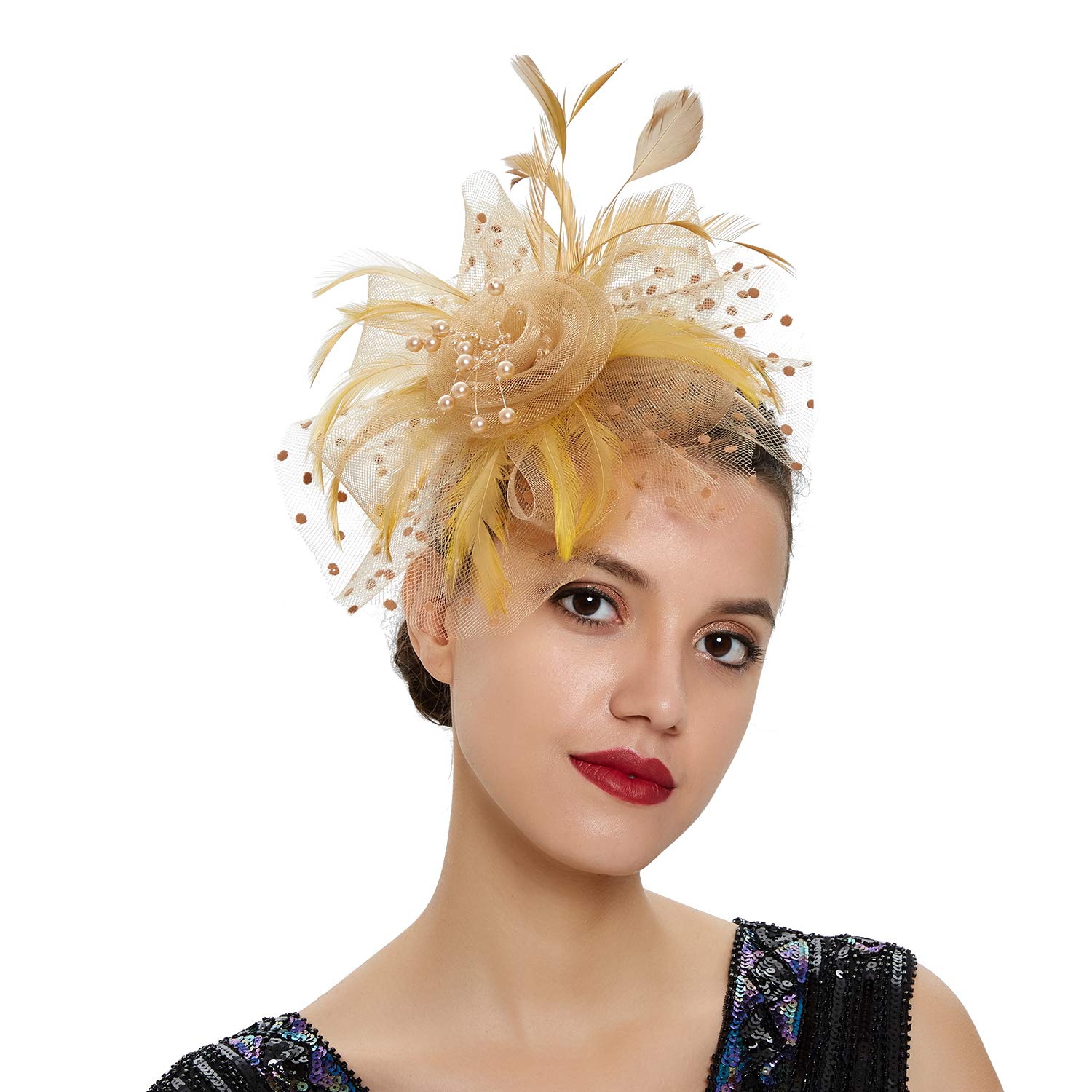 Fascinators for Women - Tea Party, Wedding & Race Hats with Feather, Flower & Beaded Designs