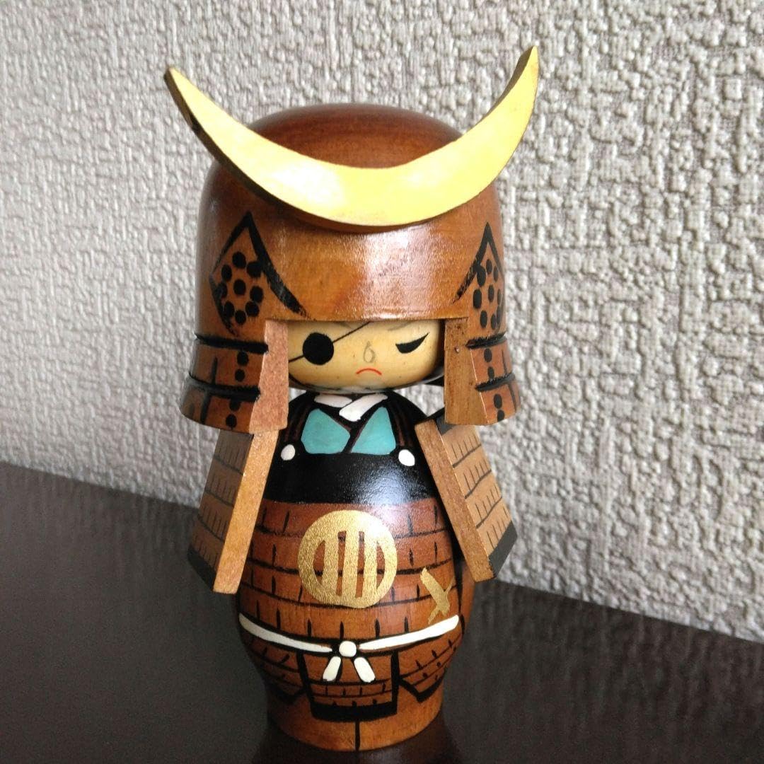 Amazon | 独眼竜政宗 伊達政宗 創作こけし 荘一 民芸品 こけし | 民芸