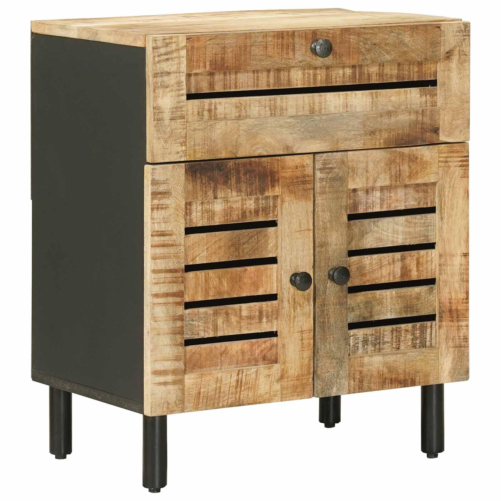 Table de chevet en bois de manguier 50 x 33 x 60 cm