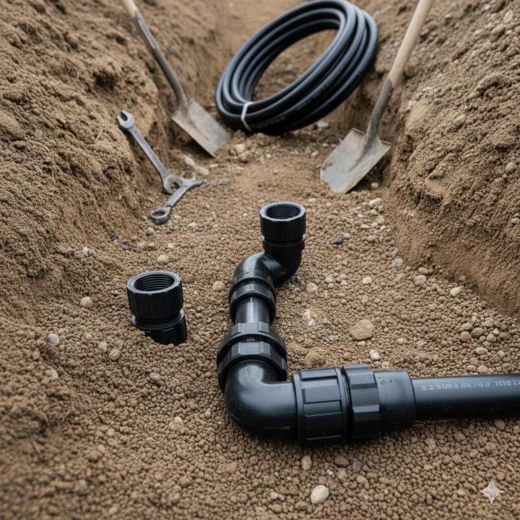 Suinga Pack 4 x CODO HEMBRA POLIETILENO 75MM x 2 1/2". Producto con certificado AENOR utilizado en tuberías PE 75 mm para uso fontanería, riego y obras.