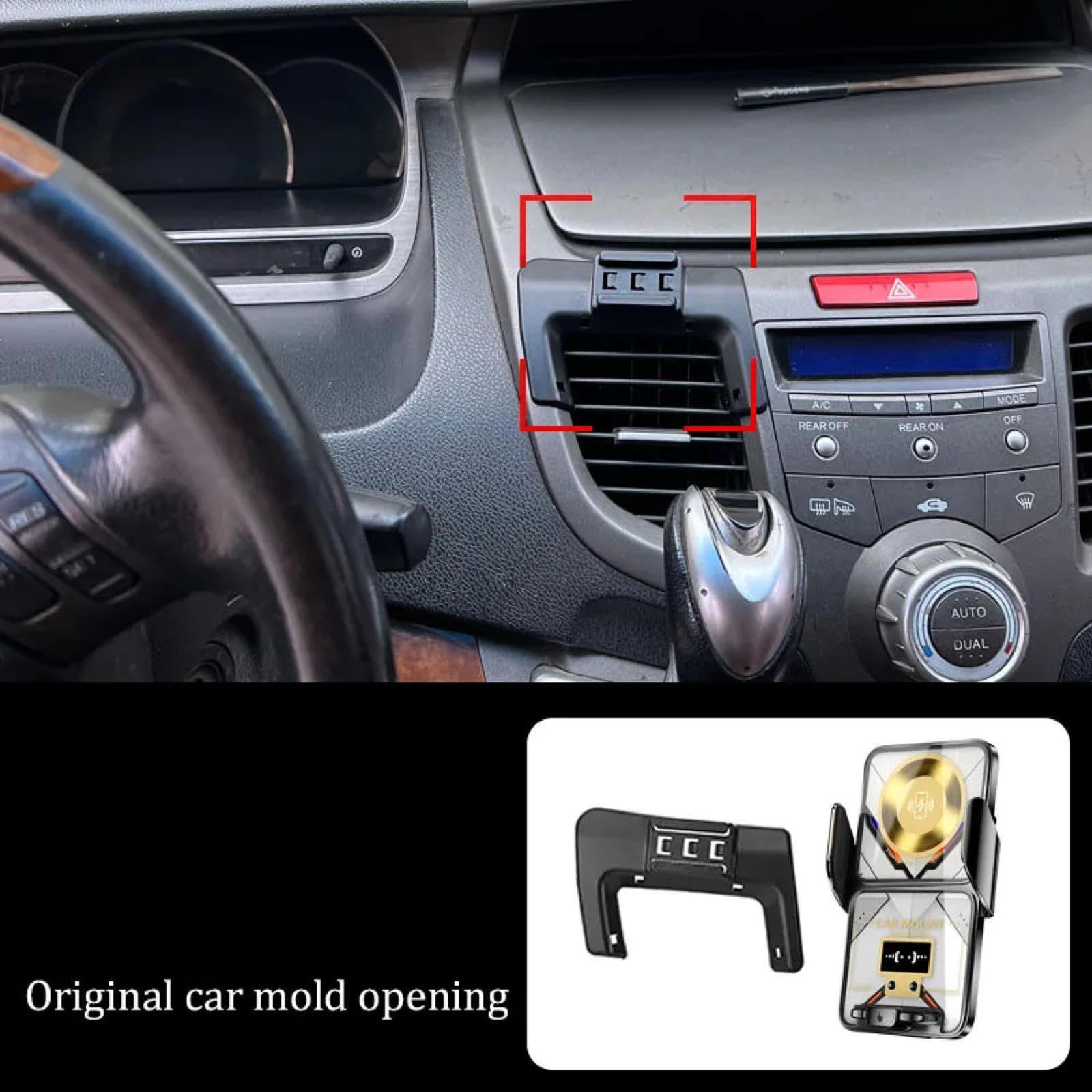 Soporte Móvil Coche para Honda Odyssey 2004-2008, Soporte de teléfono para Coche con Base Fija