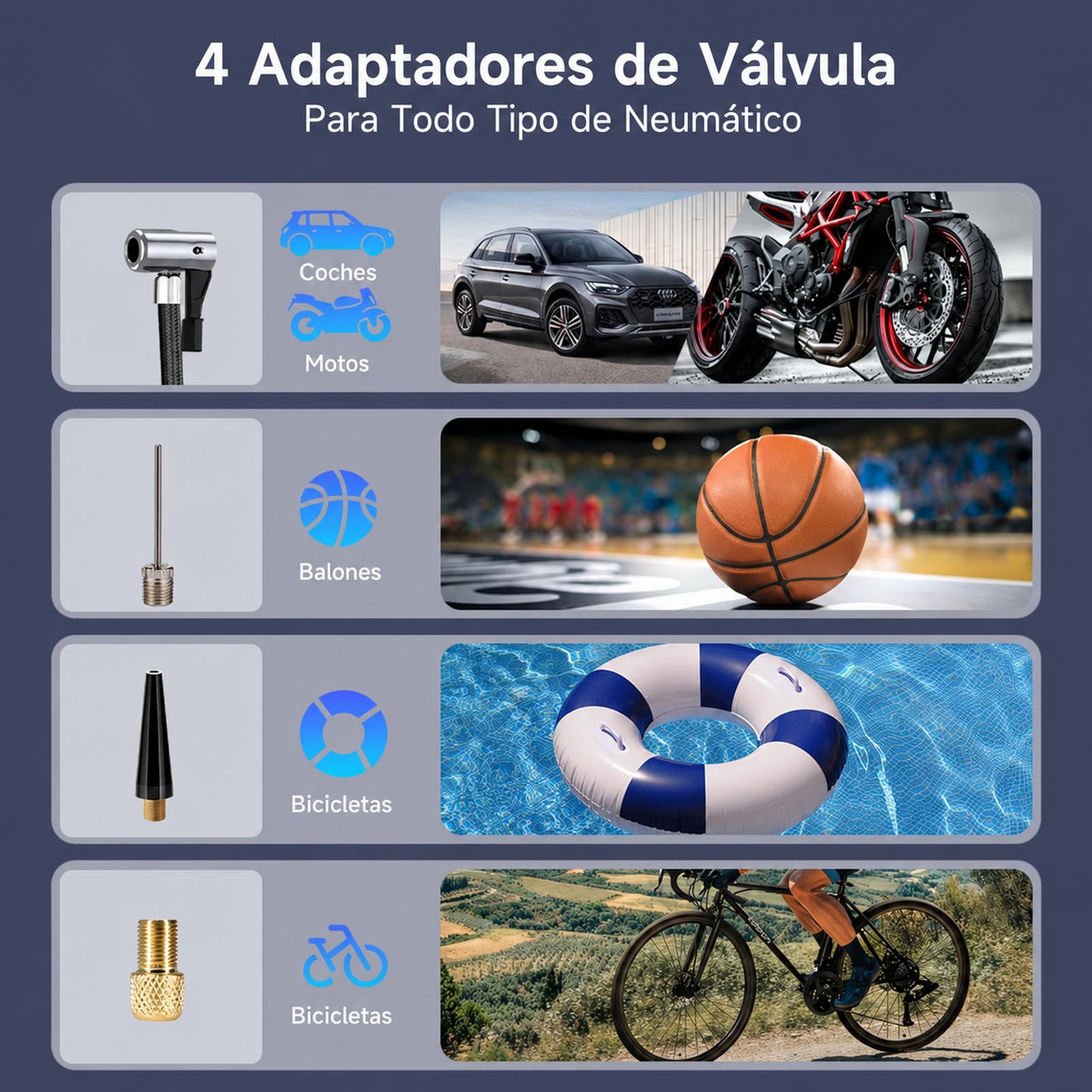 RSH Arrancador de Baterías de Coche 4000A con Compresor de Aire 150PSI – Jump Starter Portátil 12V 10000mAh para 9,0L Gasolina y 6,5L Diésel – Pantalla LCD, Linterna LED, Carga USB 18W