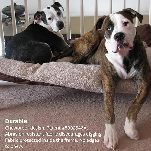 Miniatura 5 de Kuranda Cama Antimasticable - Aluminio Plateado - 25" x 18" - Nylon Balístico - Bosque