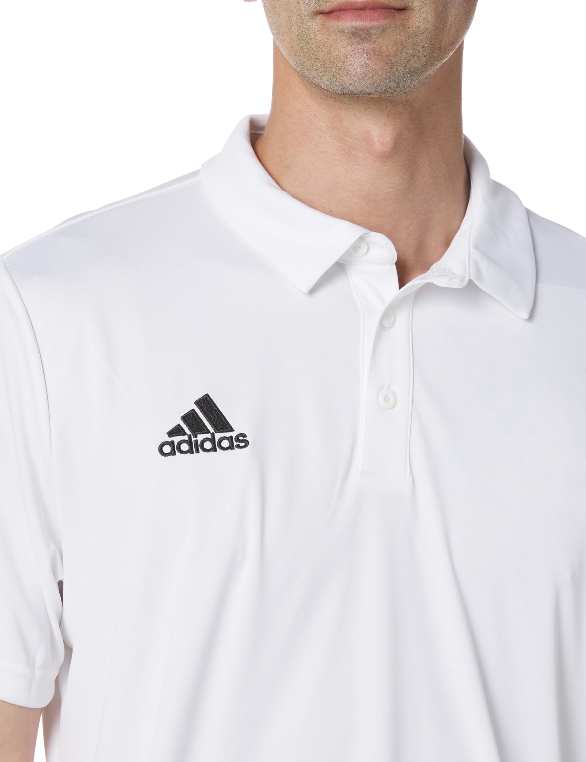 adidas Entrada 22 męska koszulka polo, biała, rozmiar S, biały, S