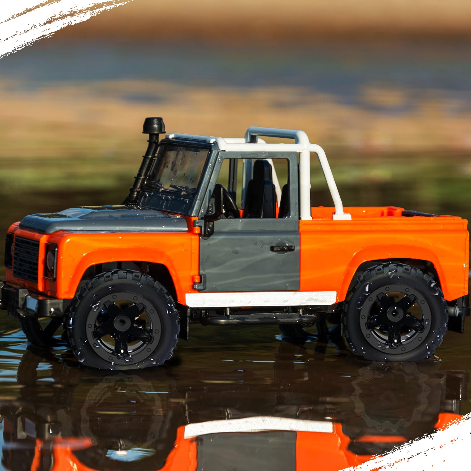 Sharplace 4X RC Autoreifen 1/16 1/12 1/14 RC Crawler Auto, Gummi Reifen, RC Car Rally Reifen, Ersatzautoteile Montage für 124018 124019 144001 124017 124016 für 16889 gebürstet bürstenlos, Schwarz