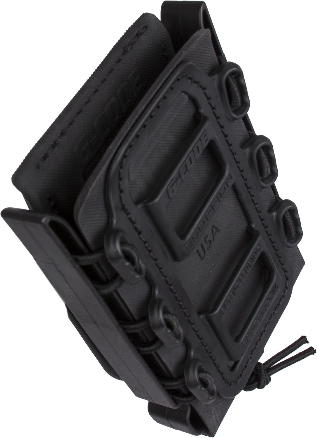 Rifle Soft Shell Scorpion Mag Carrier (Black) with Paddle Attachment 100% Made in USA