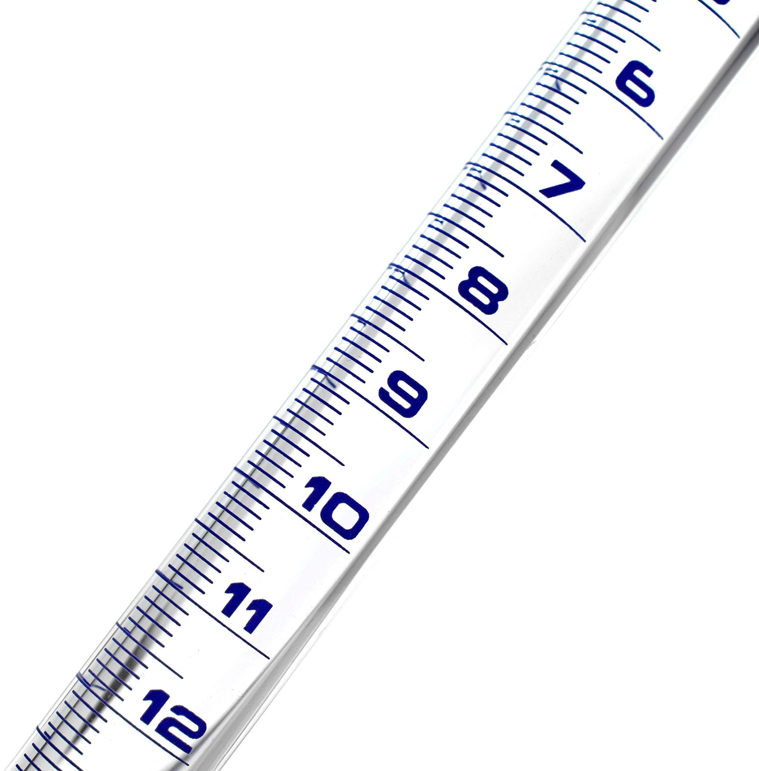 50mL Borosilikat-Bürette mit PTFE-Hahn - Klasse A Toleranz, 0,10mL Skalierung