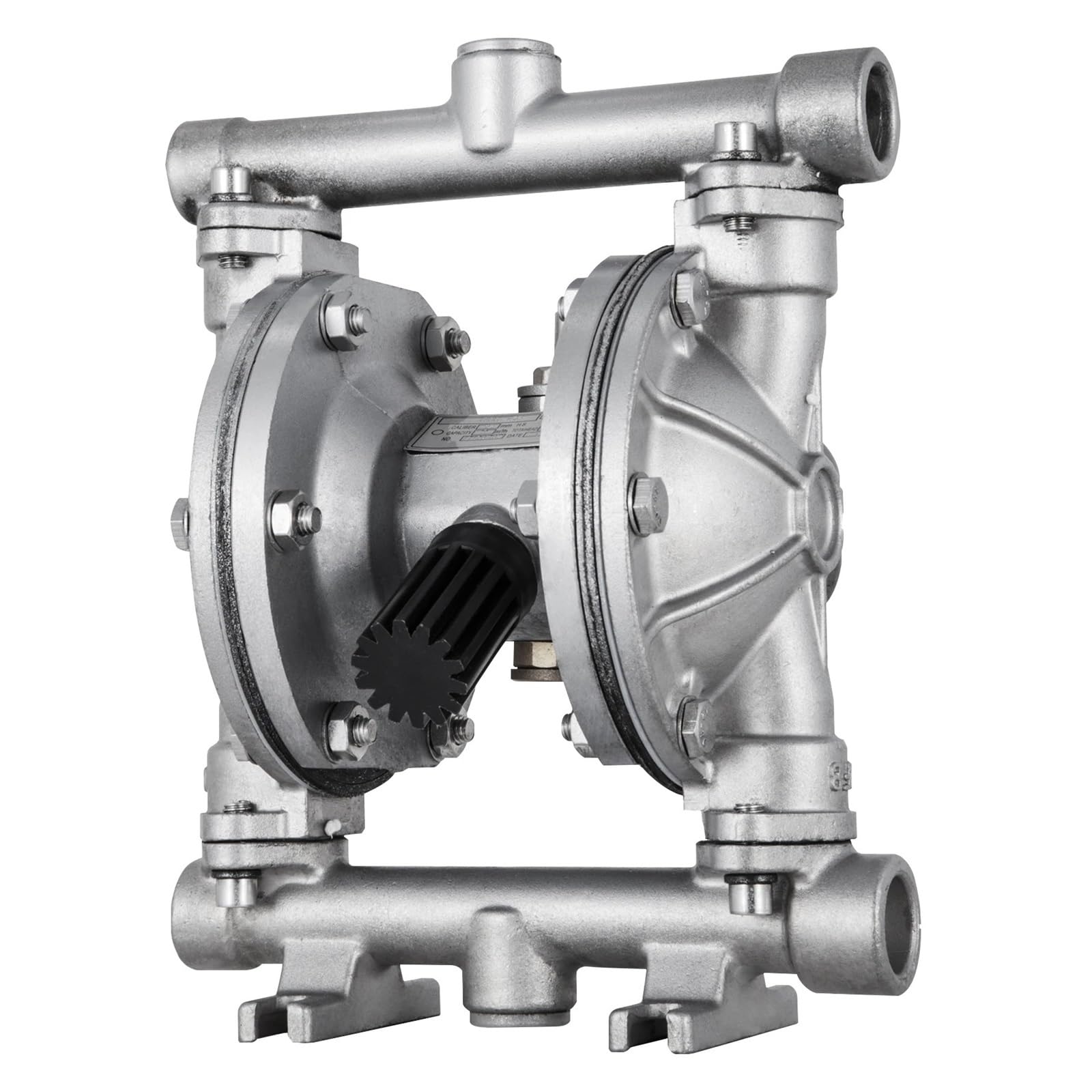 CUDTAPI Air-Operated Double Diaphragm Pump, Stainless Steel Body PTFE Pneumatic Transfer For Petroleum Oil