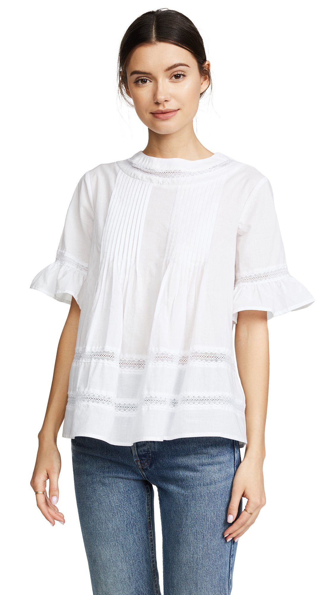 English FactoryWomen's Lace Blouse