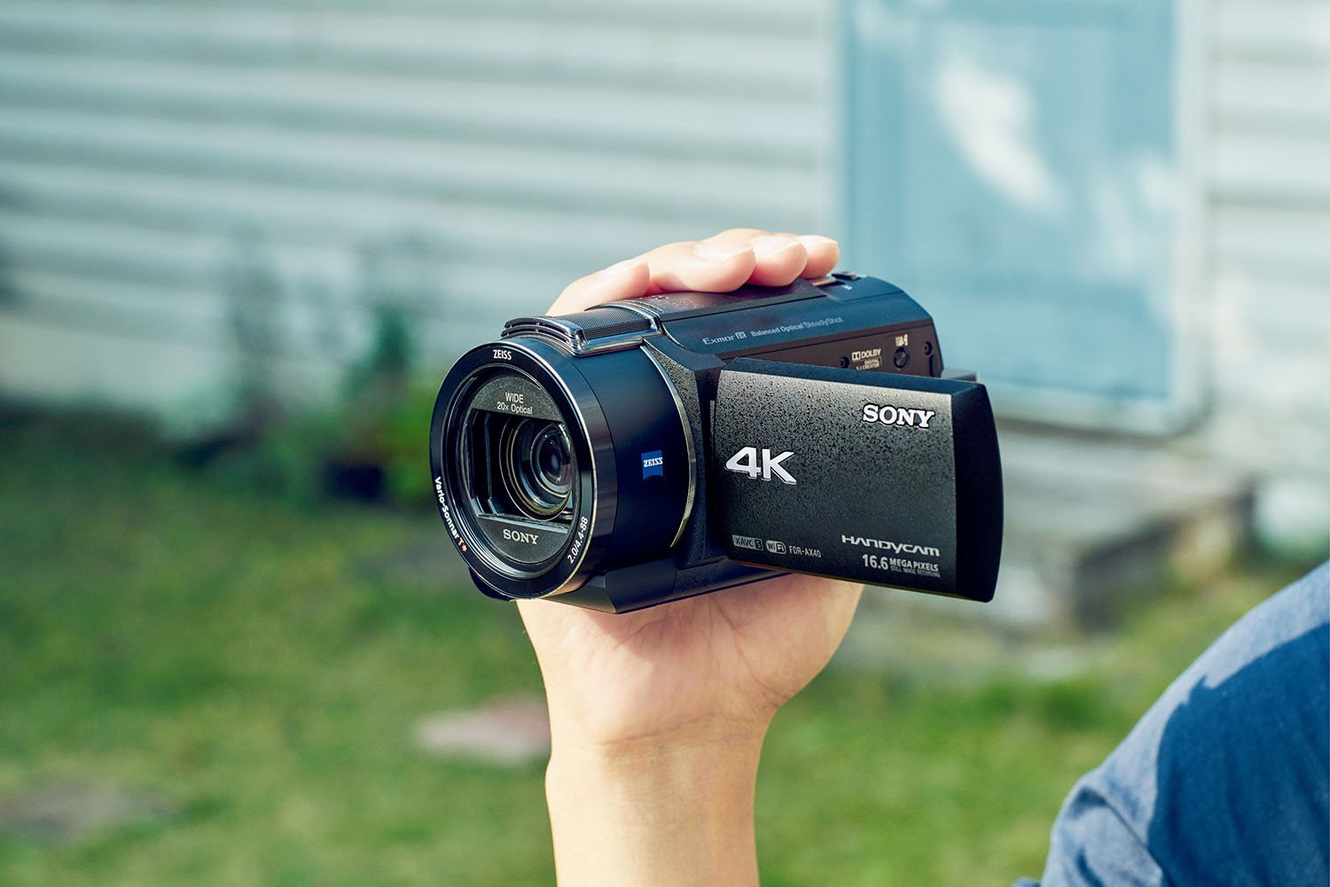 Buy Sony Handycam FDR-AX40 Digital 4K Video Camera Recorder (Black 