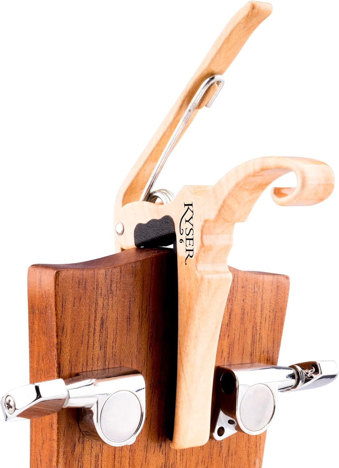 Kyser Quick-Change Guitar Capo for 6-string acoustic guitars, Maple, KG6MA