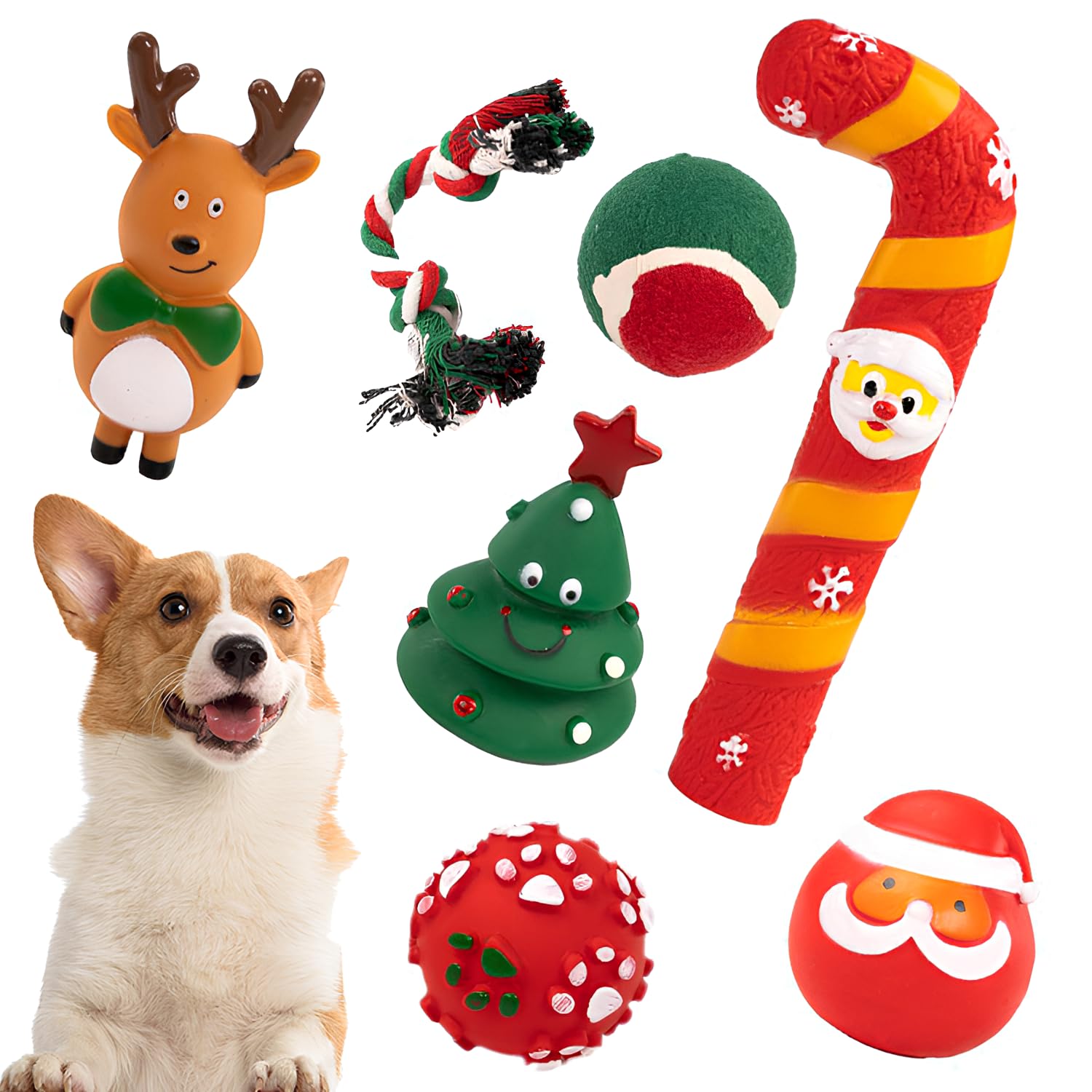 Amazon | GIIPET-犬おもちゃ クリスマスセット 犬用 噛むおもちゃ 犬