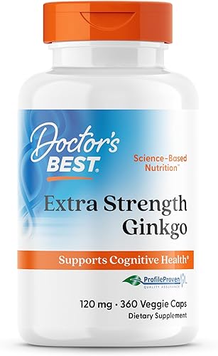 Vista 7 de Doctor's Best Fuerza Extra Ginkgo, 0,004 oz cápsulas vegetarianas, DRB-00091, 1, 1
