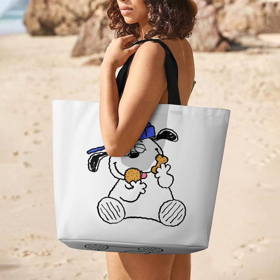 Amazon.co.jp: トートバッグ スヌーピー オラフ 買い物バッグ