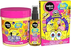Kit Completo SOS Cachos Kids Bob Esponja, Salon Line