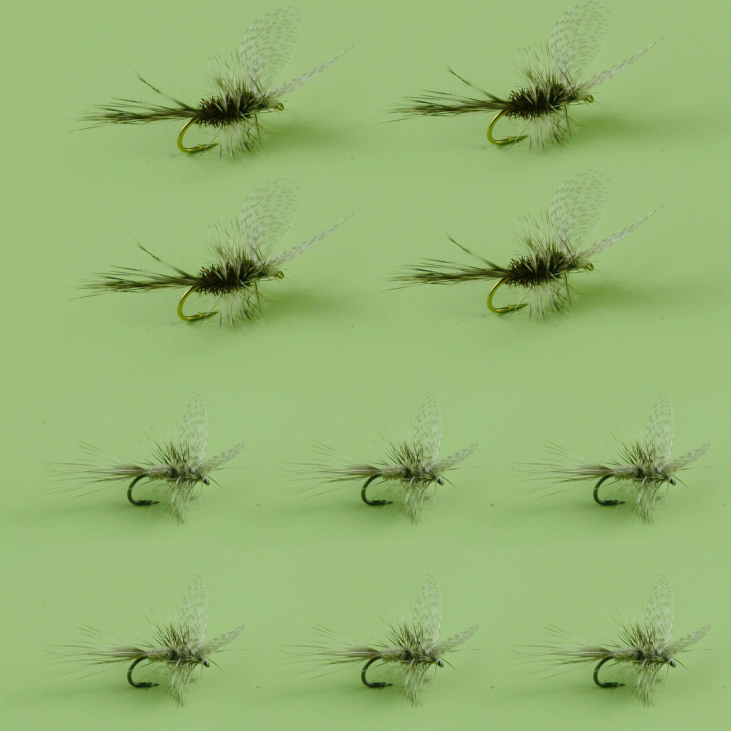 Mosche secche per pesca a mosca/Ninfe/Caddis Paracadute/Orecchio di lepre di DORATO/ELK Hari/GRIFFITH'S GNAT/HEMMINGWAY/Paracadute Adams/Royal Coachman/PEG'S Midge