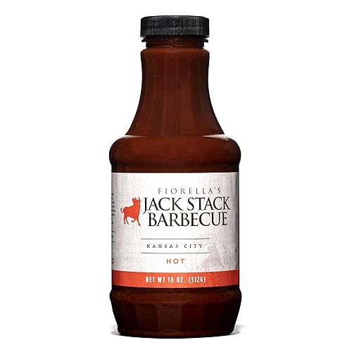 Miniatura 2 de Jack Stack Barbecue - Salsa de barbacoa original y picante de Kansas City, paquete de 2 unidades, salsa de barbacoa KC ahumada picante y original