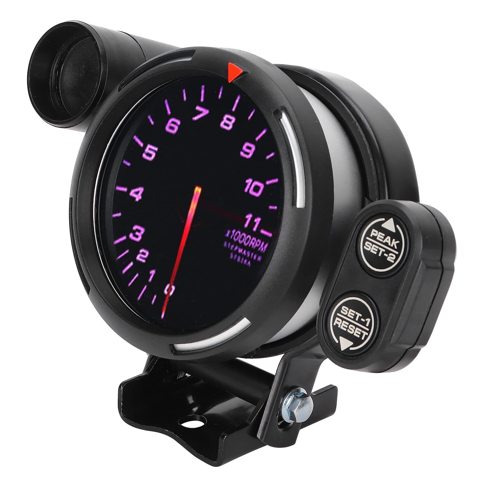 Tachimetro per Auto 3,15 Pollici 80 Mm, Misuratore di Giri/Min. Strumento per Auto Altamente Sensibile a 7 Colori