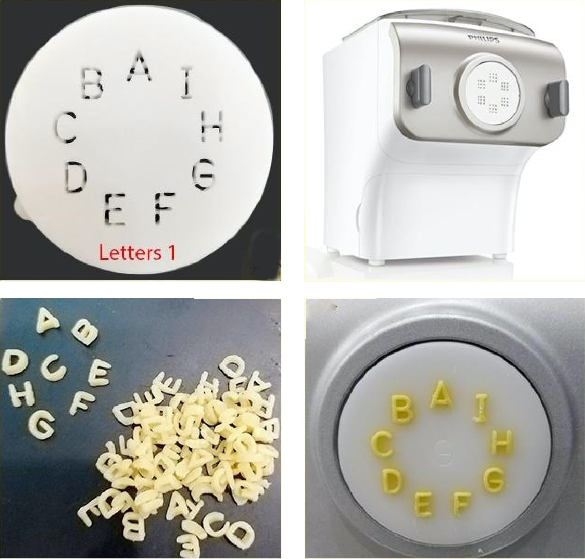 Phillips Pasta Maker Machine PASTADISC Lasagna Noodles Pasta Shape