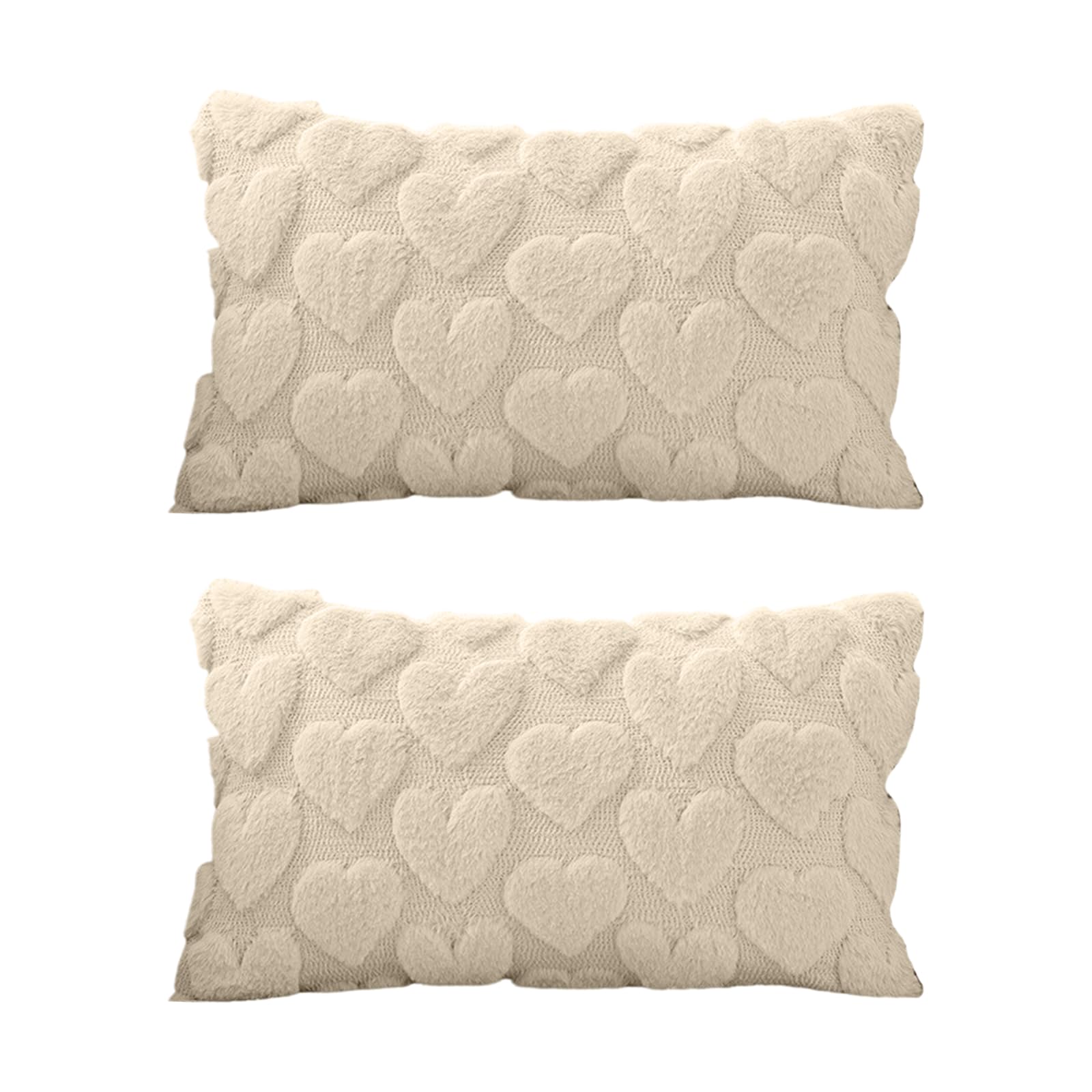 Yhplxyuus Of 2 Valentines Day Pillow Covers Soft and Durability Cushions Case for Holiday Homes Decors 45x45cm / 30x50cm Valentines Day Pillow Covers