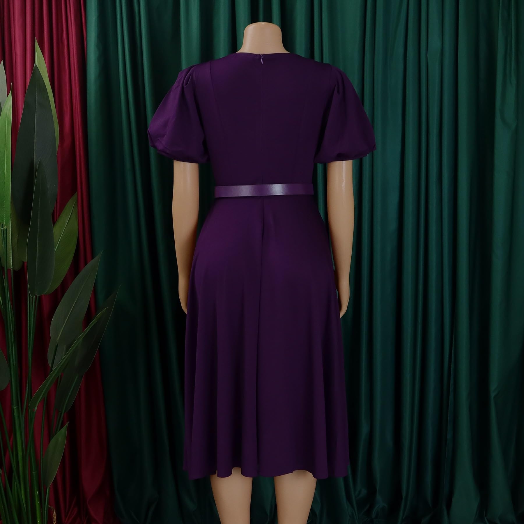 elegant short purple dresses ZAPAKA Women Elegant Purple Short Homecoming Dress with Lace Up Back A Line Halter Flowers Tulle Cocktail Party Dress, Purple / US20W