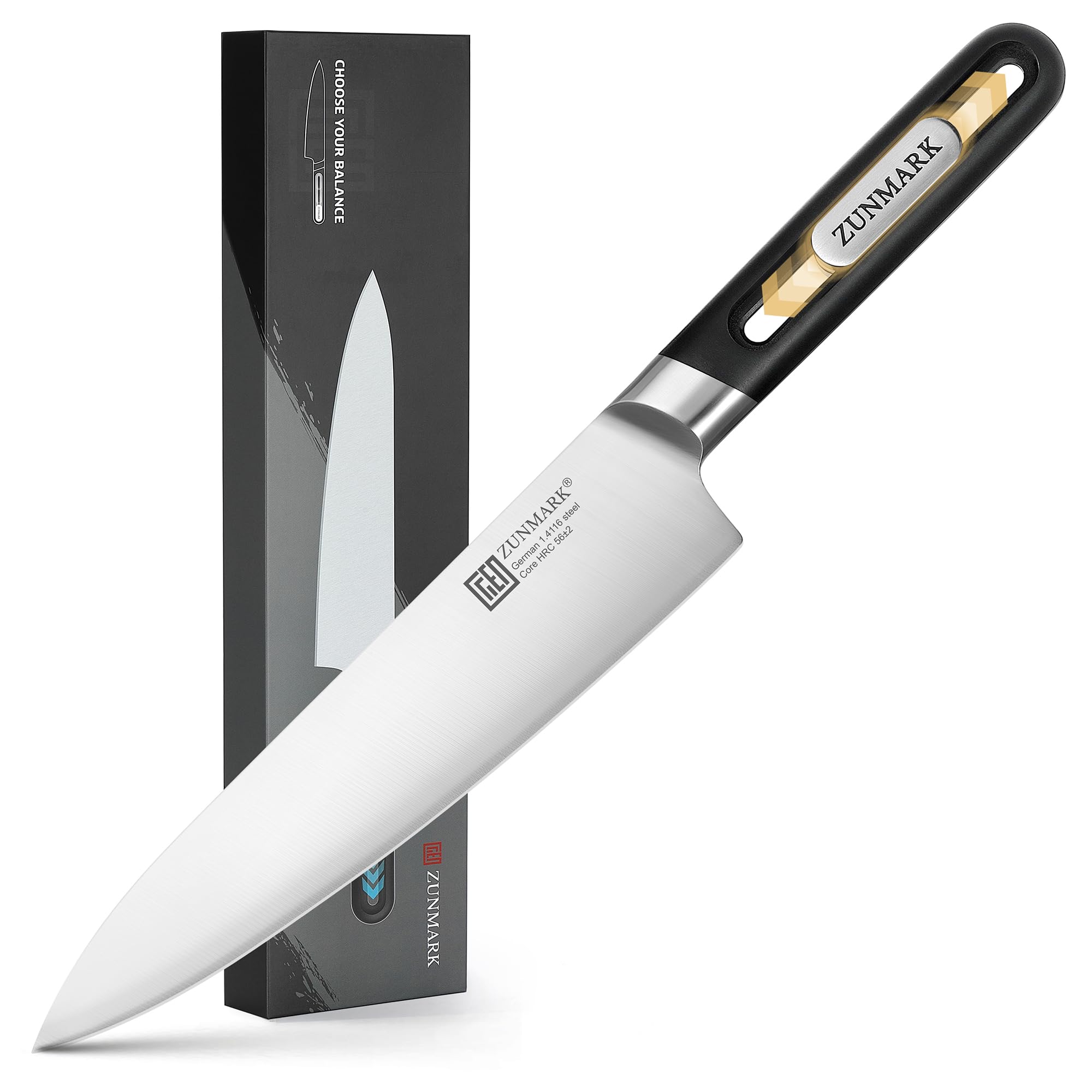 Chef Knife 8 Inch Japanese Knife Damascus VG10 Steel Kitchen Knives — Amazon image 9