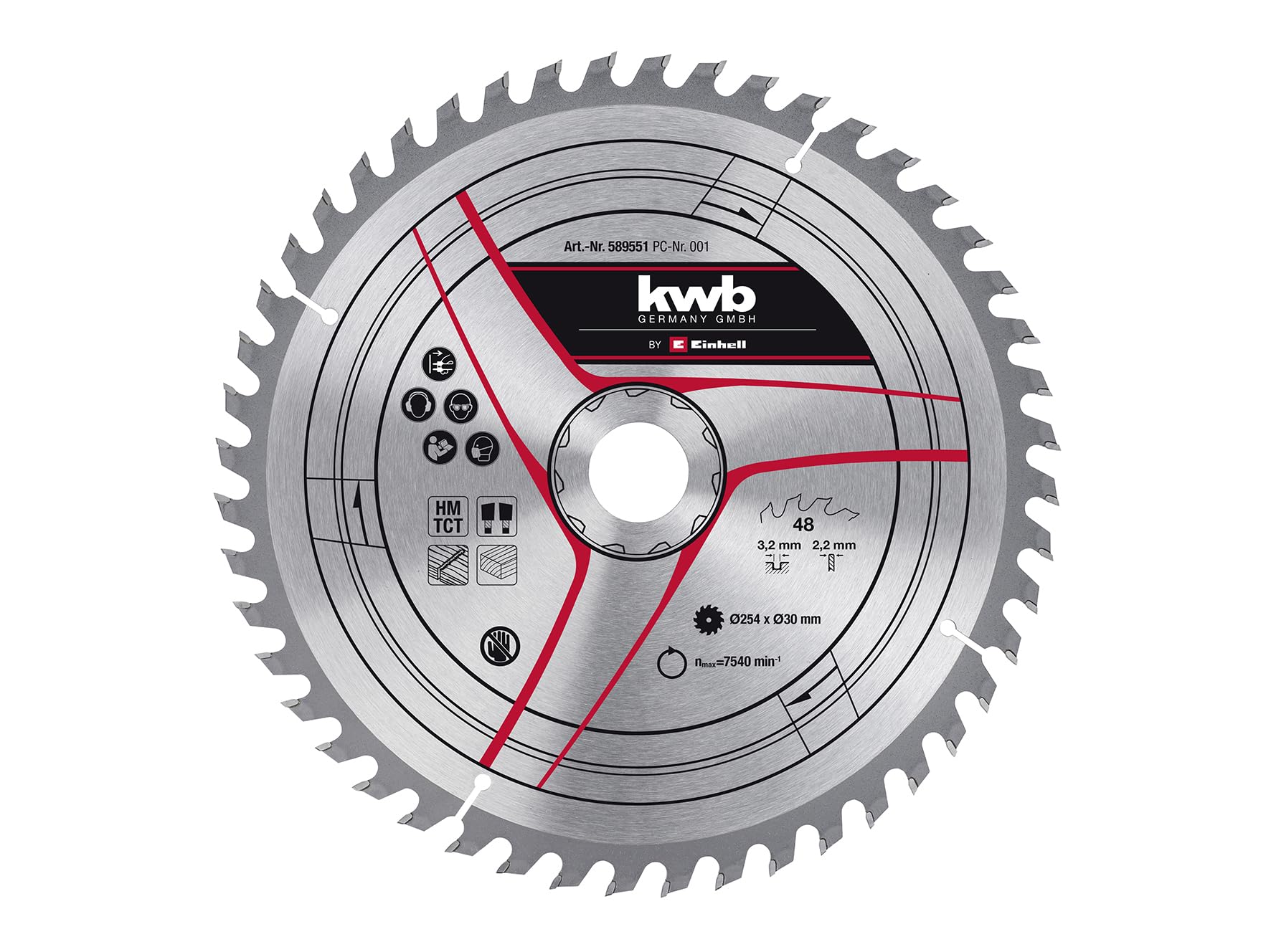 Einhell Thin Kerf Tct Circular Saw Blade