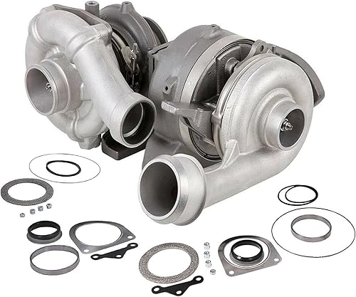 Turbocompresor Turbo alta y baja presión compatible con Ford F-Series 6.4L Powerstroke Diesel 2008 2009 2010