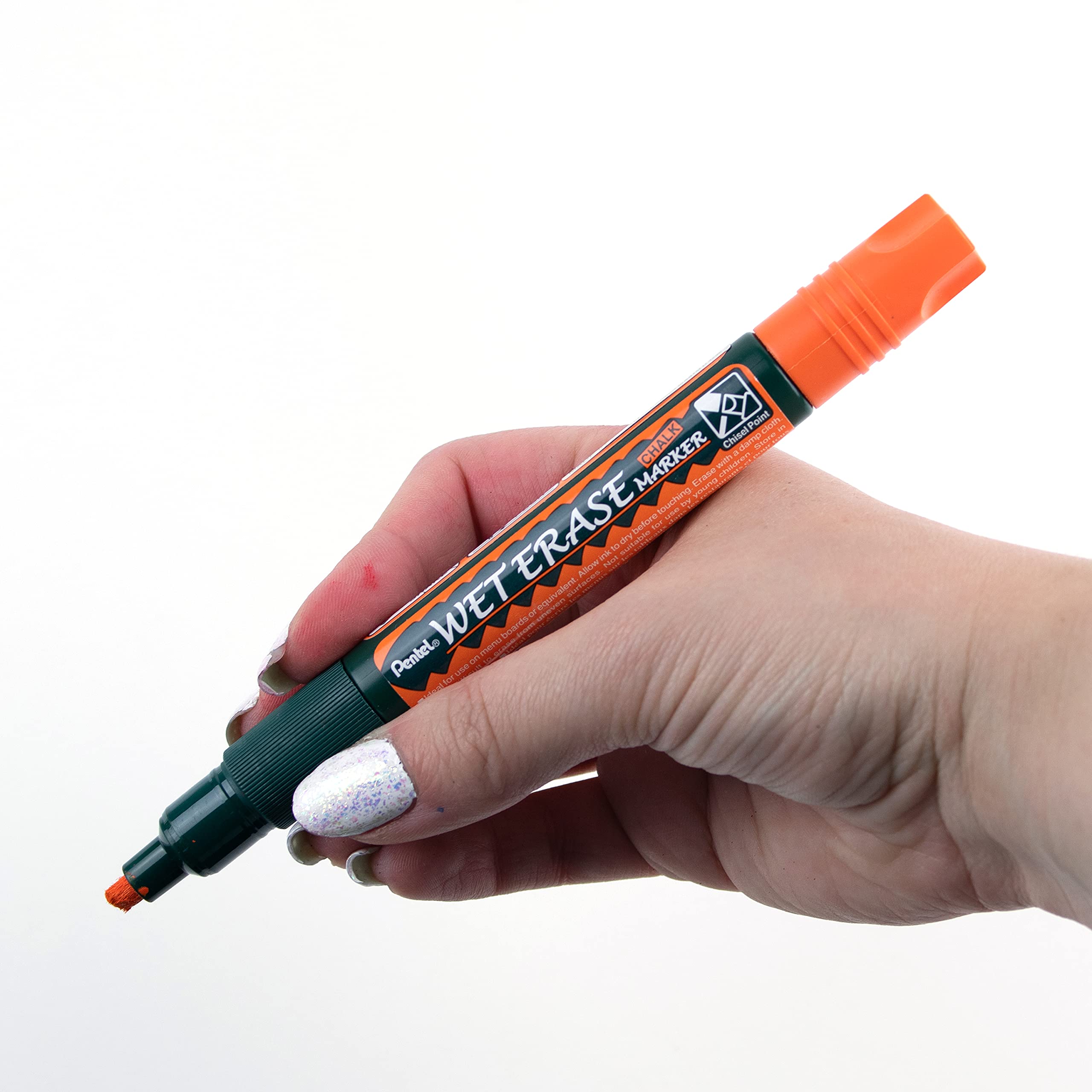 Pentel Artes Wet Erase – Juego de rotuladores para pizarra (punta biselada de,