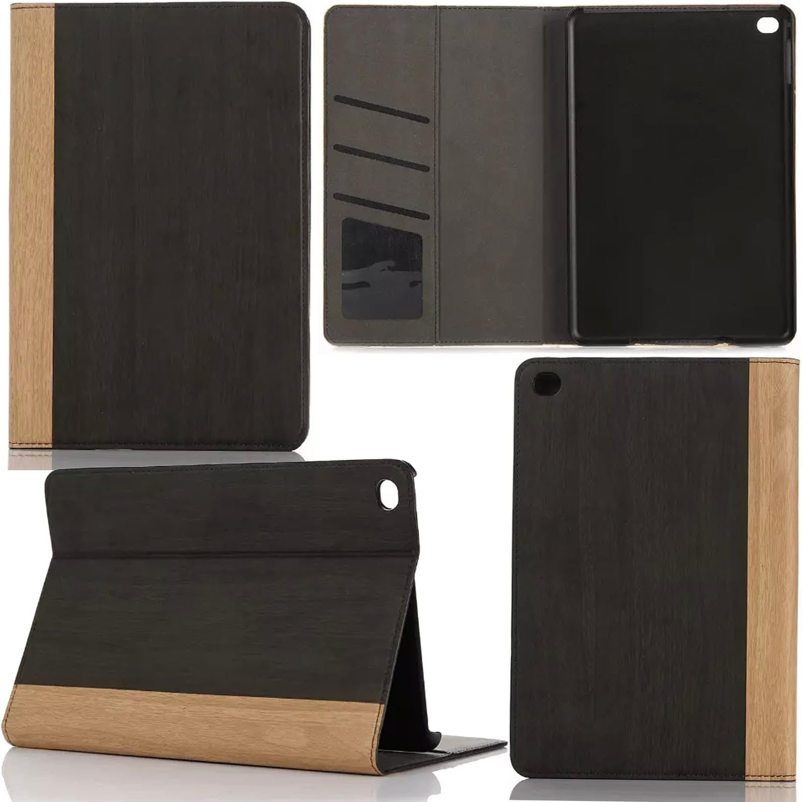 iPad Mini 4 Case, Artyond PU Leather Stand Smart Case [Cards Slots & Money Holder] Protective Cover Folio Flip Wallet Case for Apple iPad Mini4 (Darkgray)