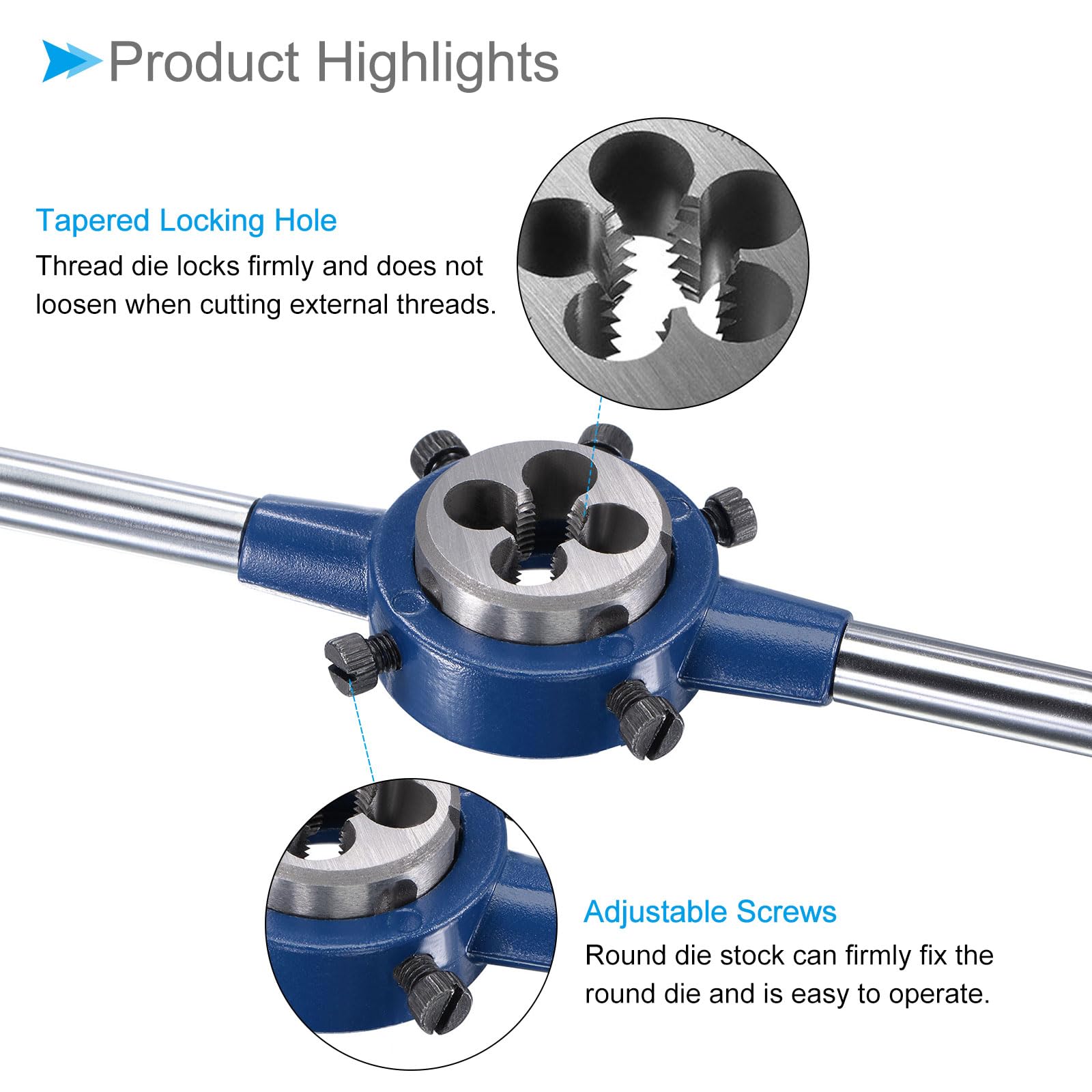 Nuovo HSS 5/8-24 UNEF Set Parti Rubinetto Filettato E Stampo - Foto 9