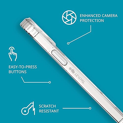 Miniatura 5 de tech21 iPhone 14 Plus Evo Clear compatible con MagSafe  Funda transparente resistente a los arañazos y a los golpes con protección contra caídas