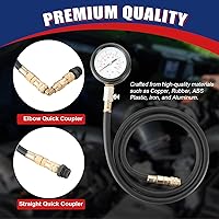 Vista 5 de NYXOVA Kit de comprobador de presión de aceite, herramienta profesional de medidor de presión de aceite para prueba de diagnóstico del motor