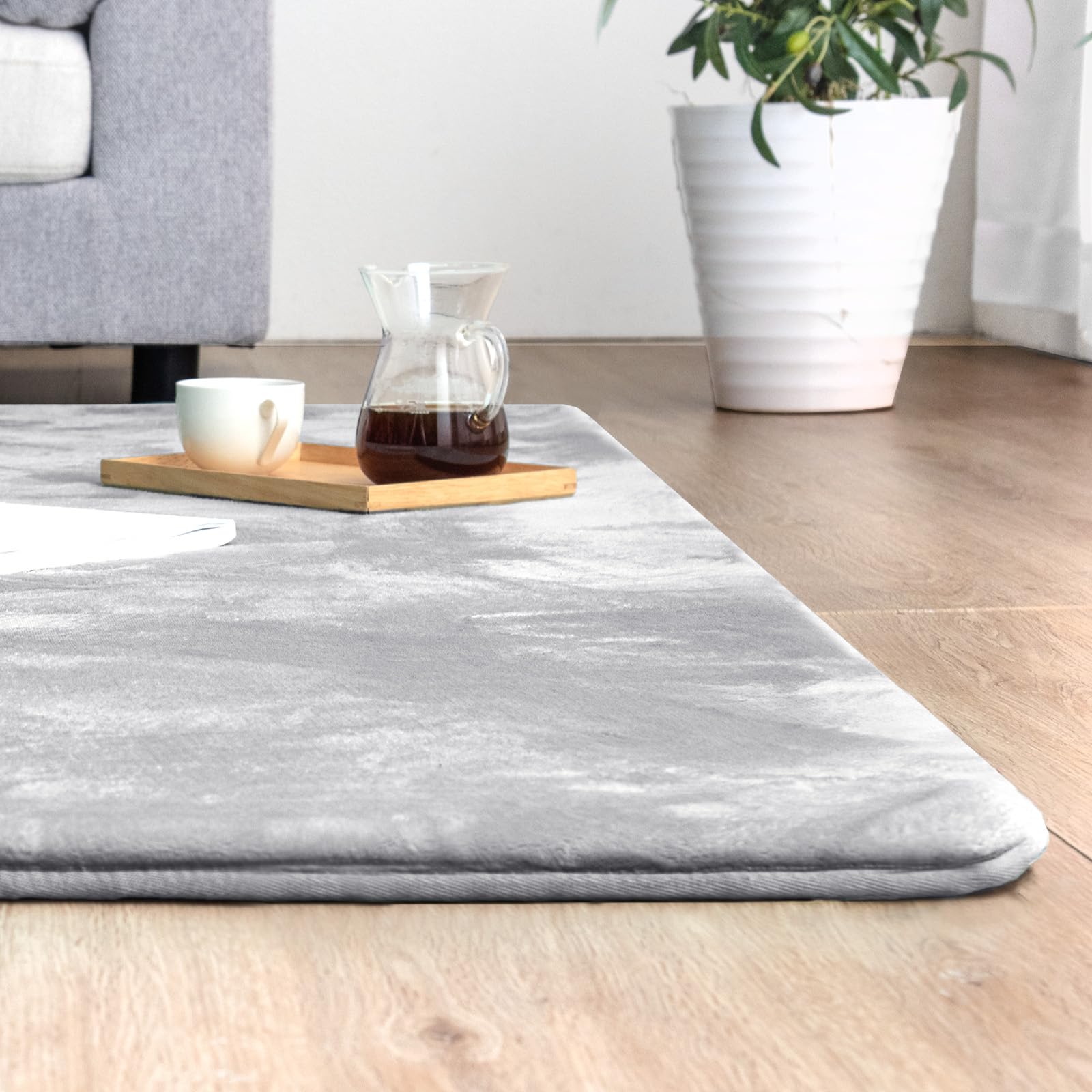 Amazon | タンスのゲン ラグ 3畳 200×250cm【高反発/極厚25mm】厚手