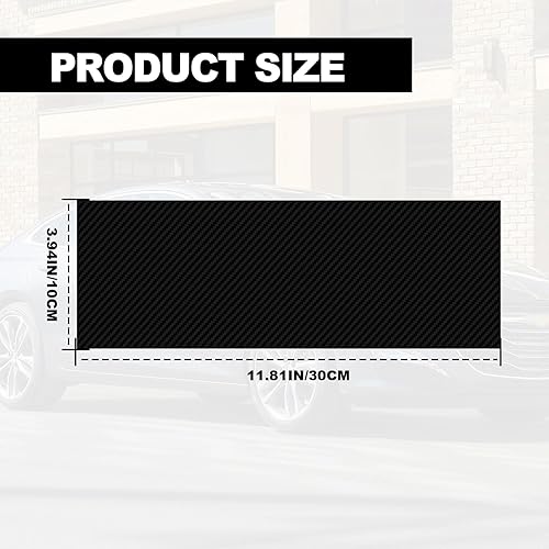 Miniatura 6 de 3 calcomanías de fibra de carbono compatibles con el logotipo de Bowtie, calcomanías de bricolaje compatibles con Chevy (fibra de carbono negra)