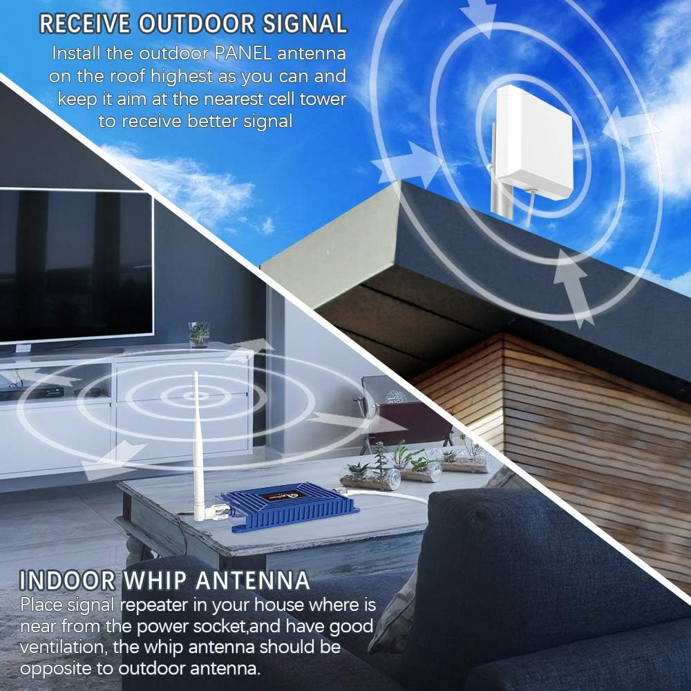 home 5g cell phone signal booster boosts 5g 4g lte verizon att straight talk band 121317 cell signal repeater amplifier covers up to 4000sq ft
