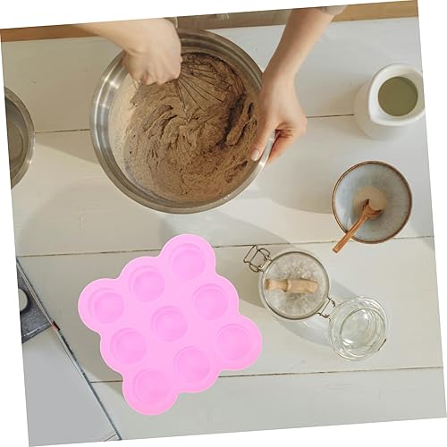 Miniatura 6 de Molde de 9 pasteles para postres de silicona con horneado pequeño para tartas para hornear, pastelería, bandeja con forma de chocolate, para hacer